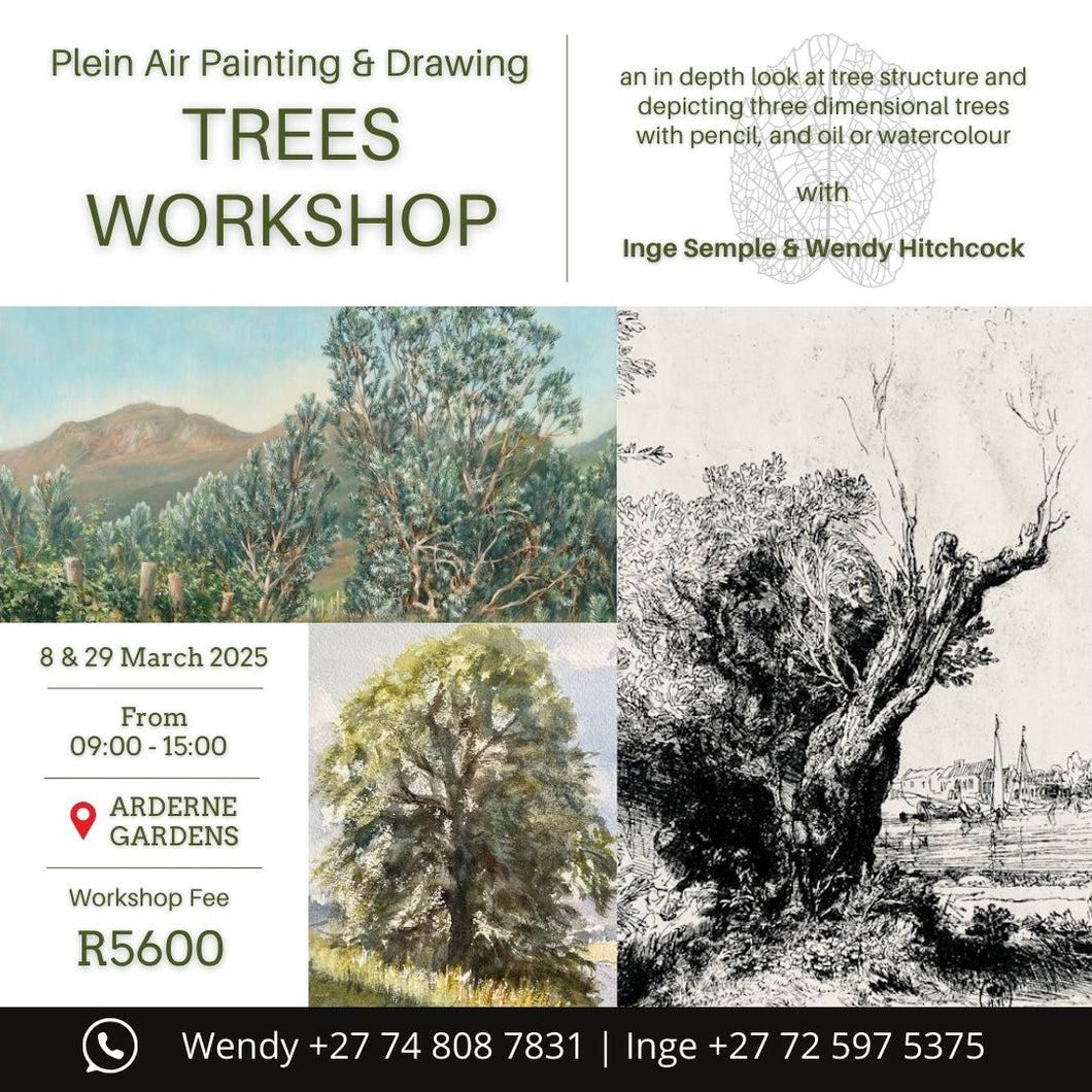 Plein Air Painting & Drawing TREES Workshop