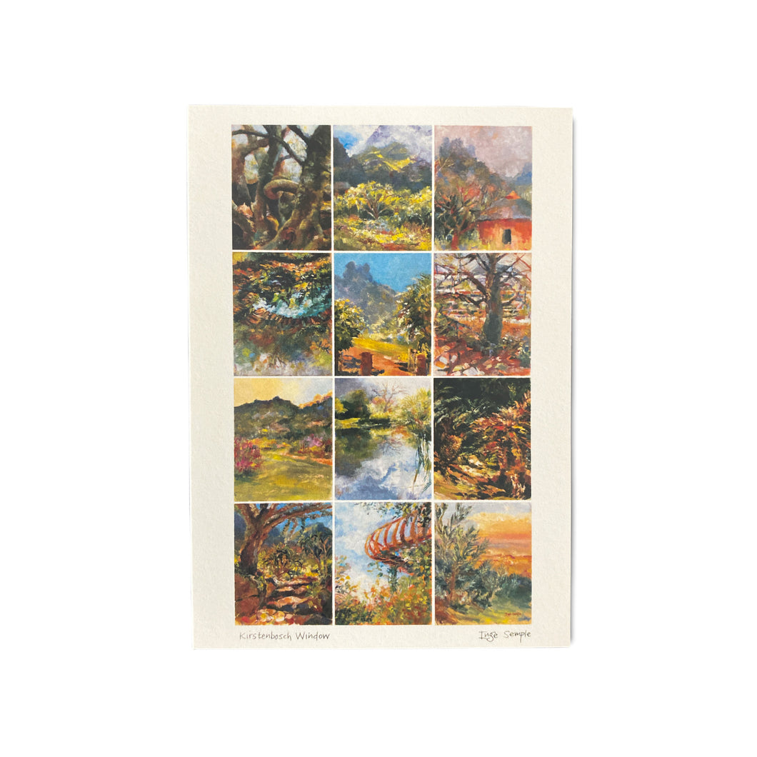 Kirstenbosch Window Card