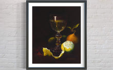 Load image into Gallery viewer, White Wine &amp; Lemons Limited Edition Print
